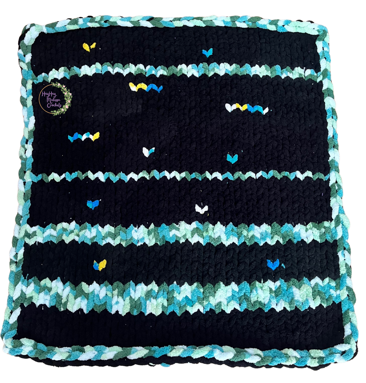 Teal at Midnight Blanket